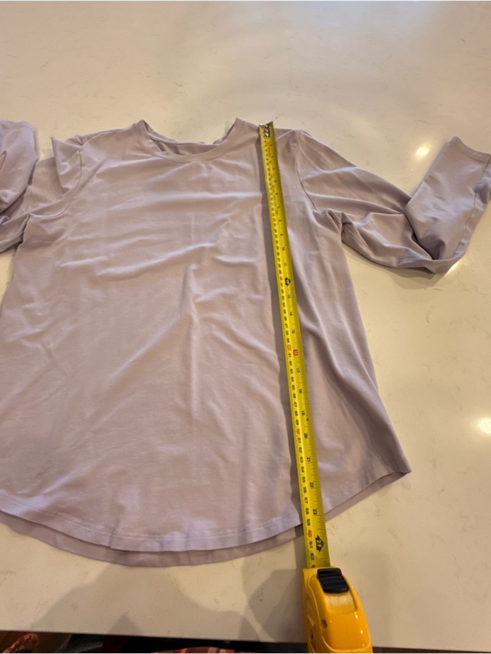 Lululemon Love Long Sleeve Shirt in Lilac Ether - 8 - Picture 3 of 4